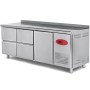 Endüstriyel tip buzdolabı soğutucu cihazlarından bu kebapçı tipi çekmeceli buzdolabı paslanmaz çelik gövdeden imal edilmiş olup son derece kaliteli,sağlam,güvenilirdir - Kebapçı buzdolabı satış telefonu 0212 2370749
